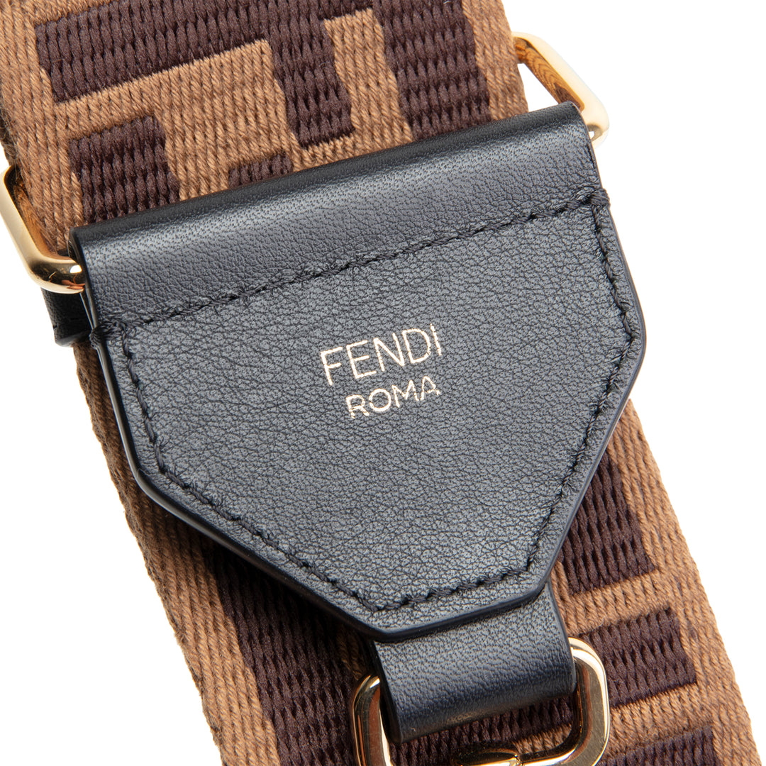 FENDI Zucca 'Strap You' Shoulder Strap - Brown