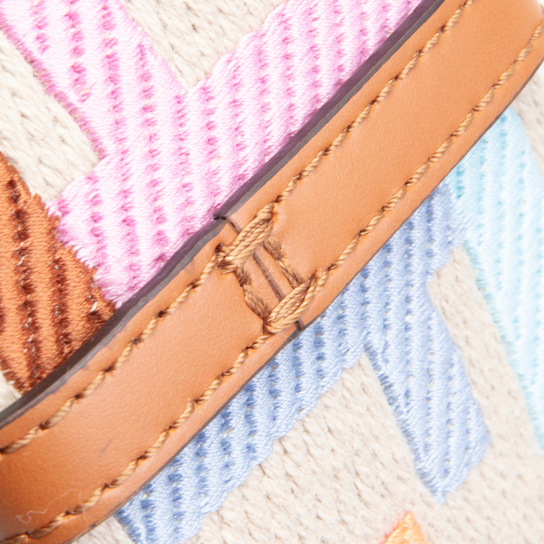 FENDI FF Strap You Canvas Cuoio Adjustable Strap - Multicolor