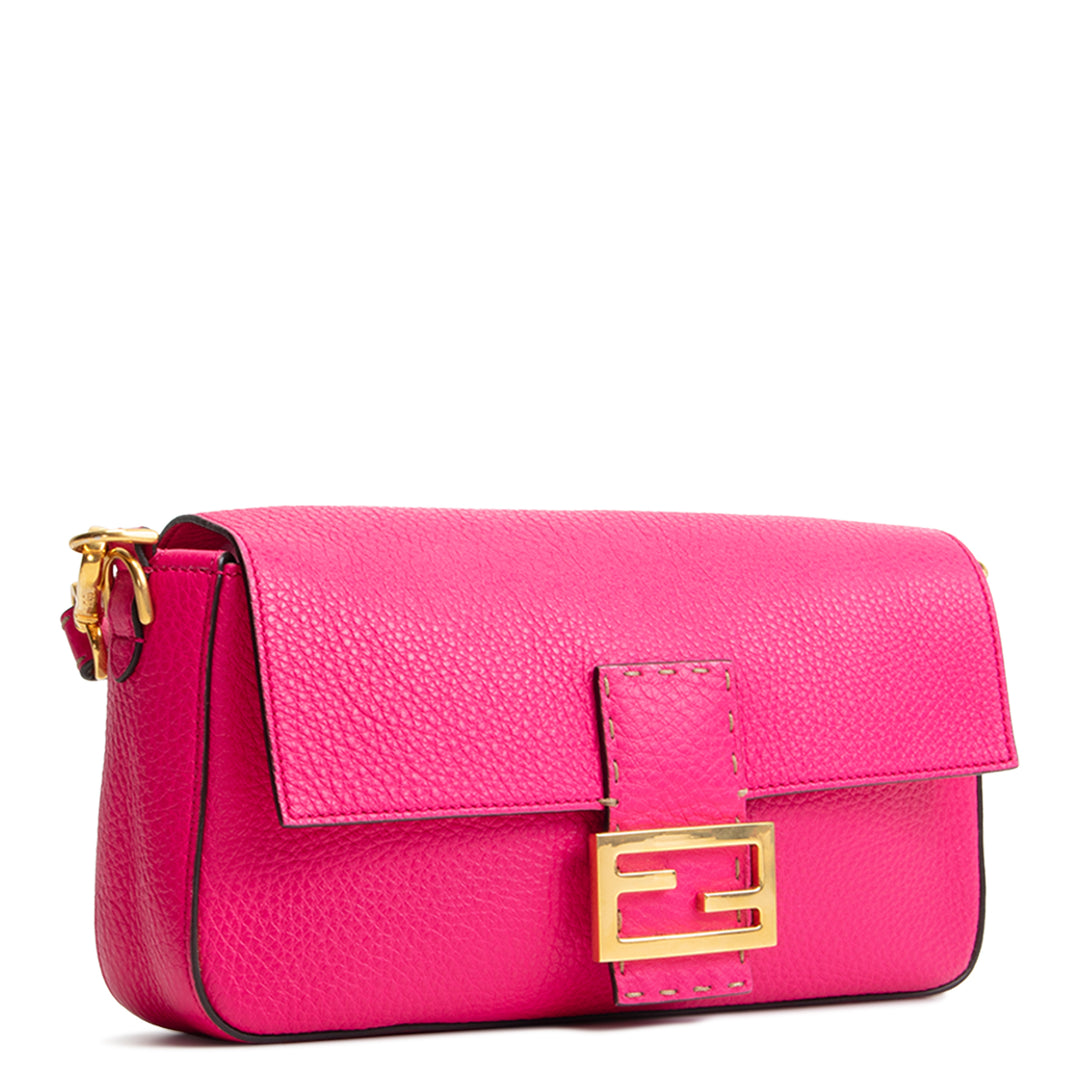 FENDI Selleria Baguette - Hot Pink
