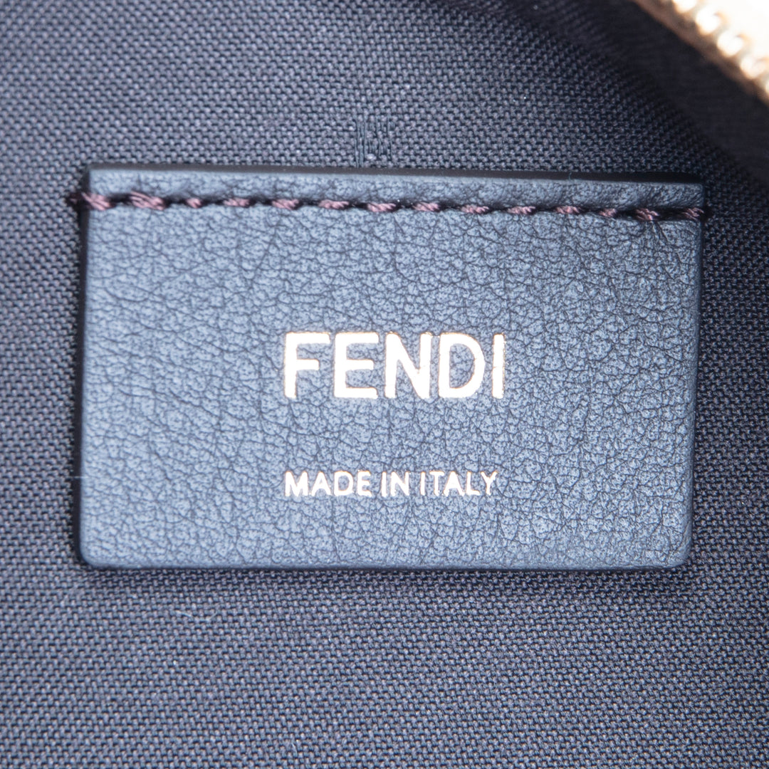 FENDI Fendigraphy Mini Jacquard Fabric w/ Raffia FF