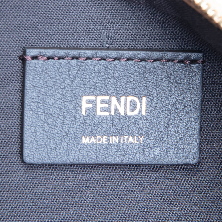 FENDI Fendigraphy Mini Jacquard Fabric w/ Raffia FF