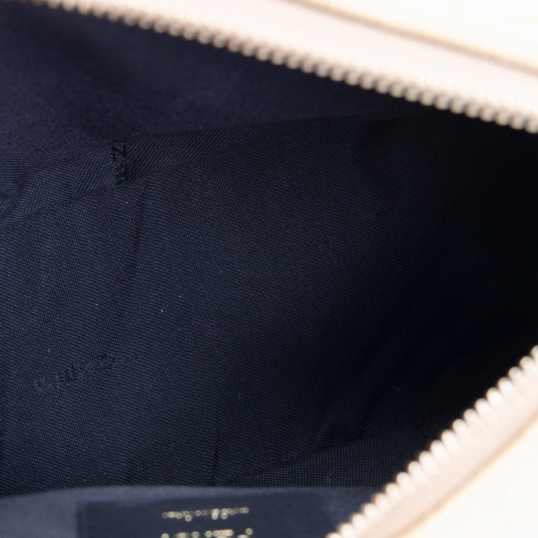 FENDI Fendigraphy Mini Jacquard Fabric w/ Raffia FF