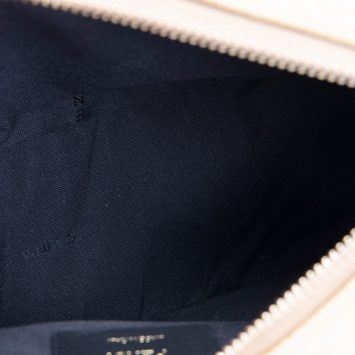 FENDI Fendigraphy Mini Jacquard Fabric w/ Raffia FF