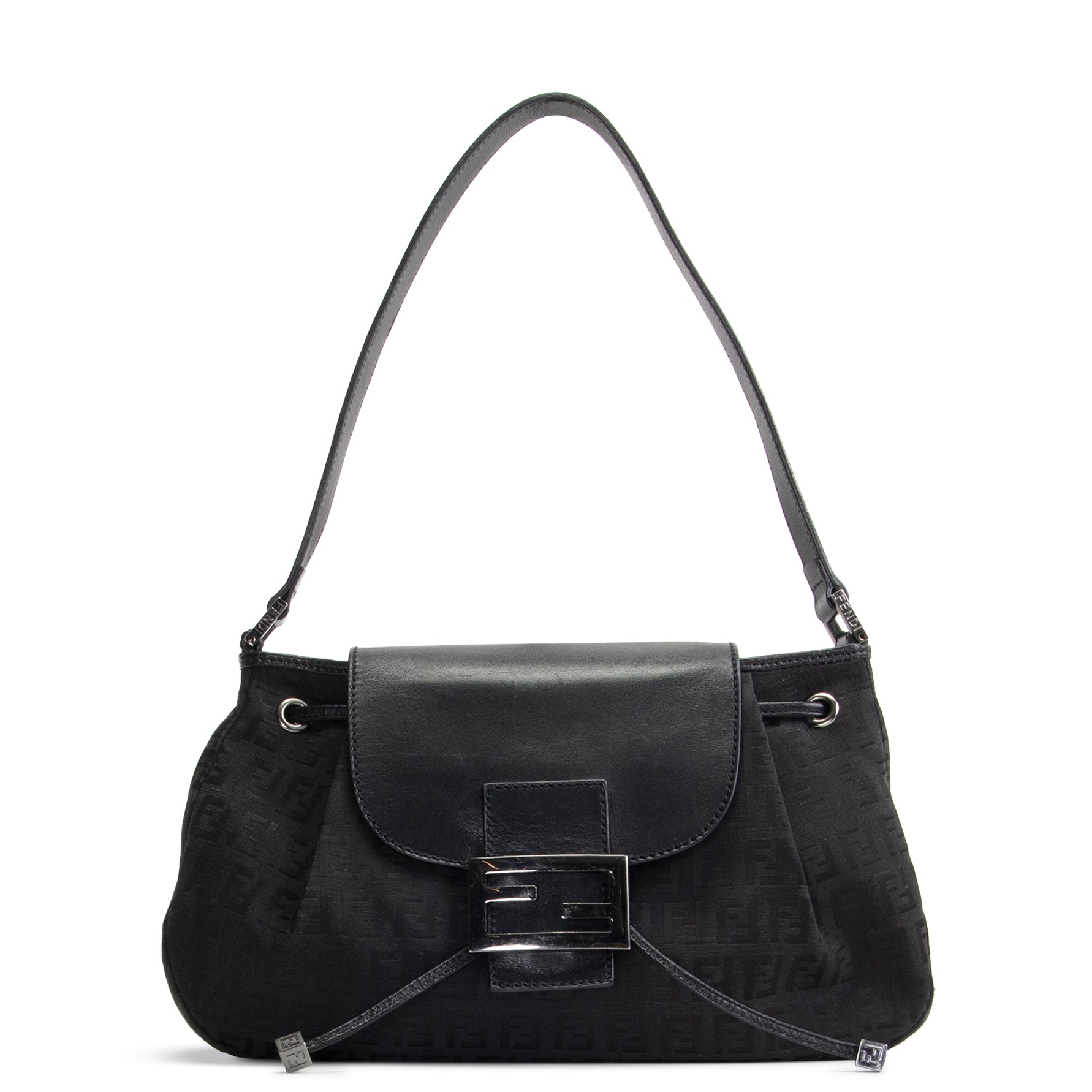 FENDI Zucchino FF Shoulder Bag - Vintage OUTLET FINAL SALE – ALB
