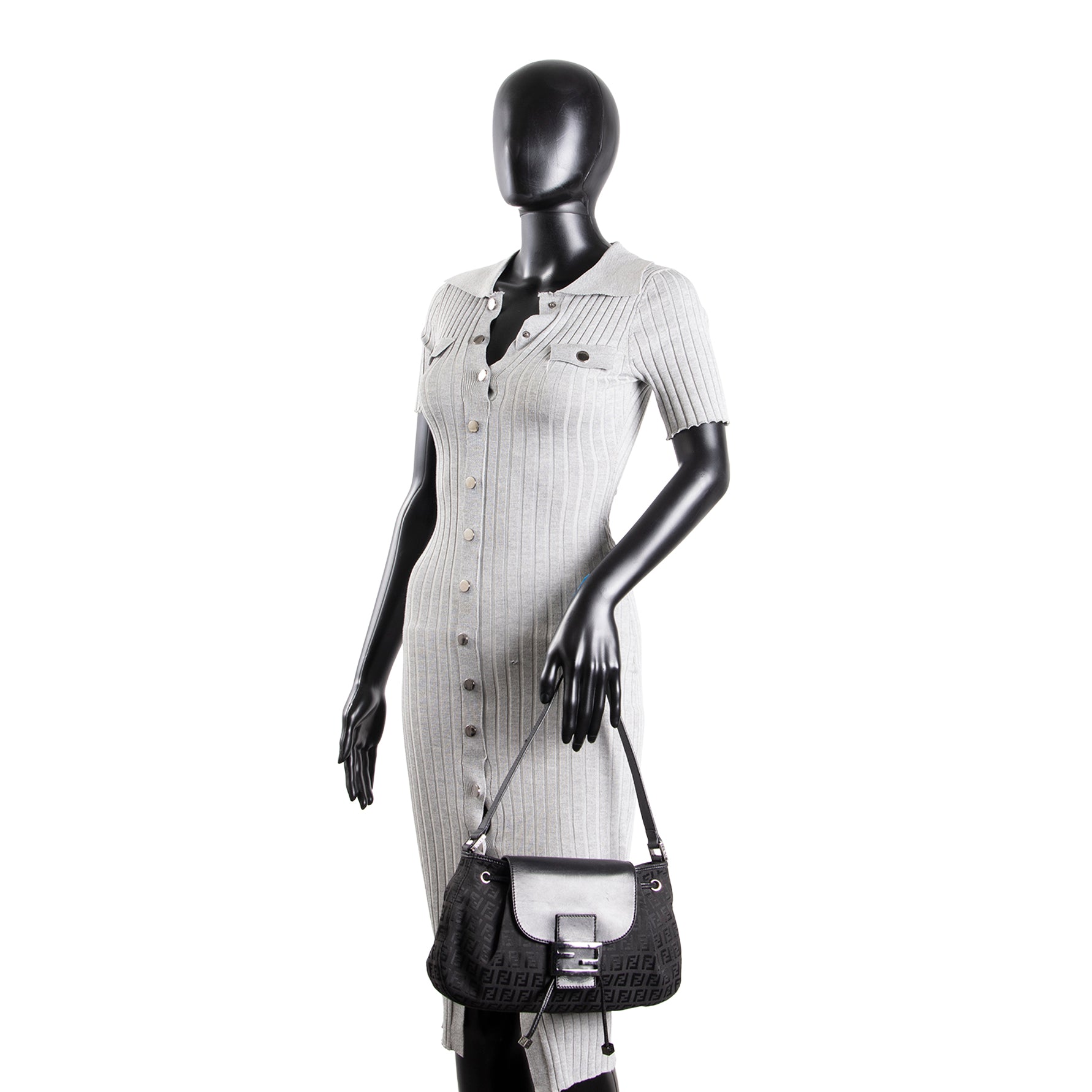 FENDI Zucchino FF Shoulder Bag - Vintage OUTLET FINAL SALE – ALB