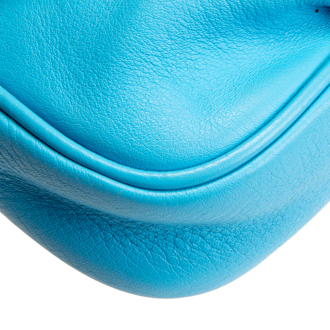 Fendi Leather Fendista Pochette Chain Crossbody