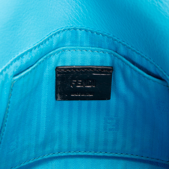 Fendi Leather Fendista Pochette Chain Crossbody