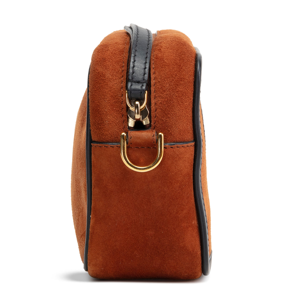 FENDI Mini Camera Bag - Suede Crossbody