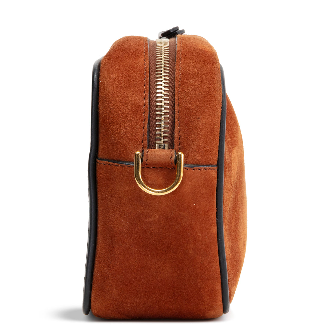 FENDI Mini Camera Bag - Suede Crossbody