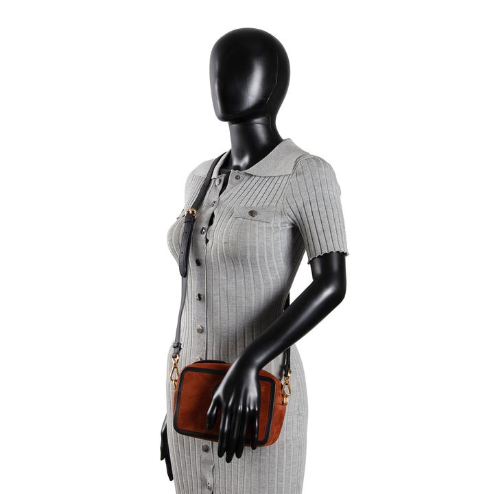 FENDI Mini Camera Bag - Suede Crossbody