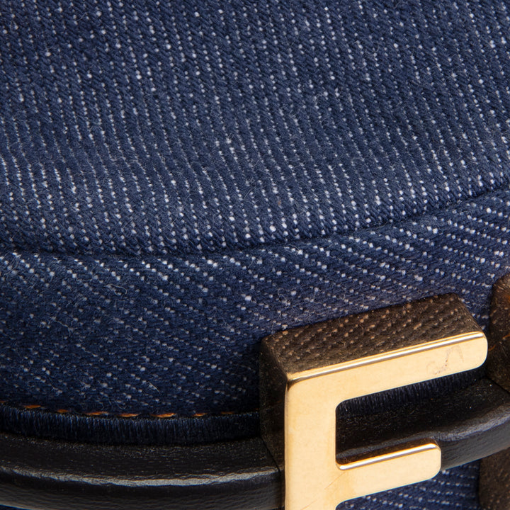 FENDI Denim Nano Fendigraphy - Blue