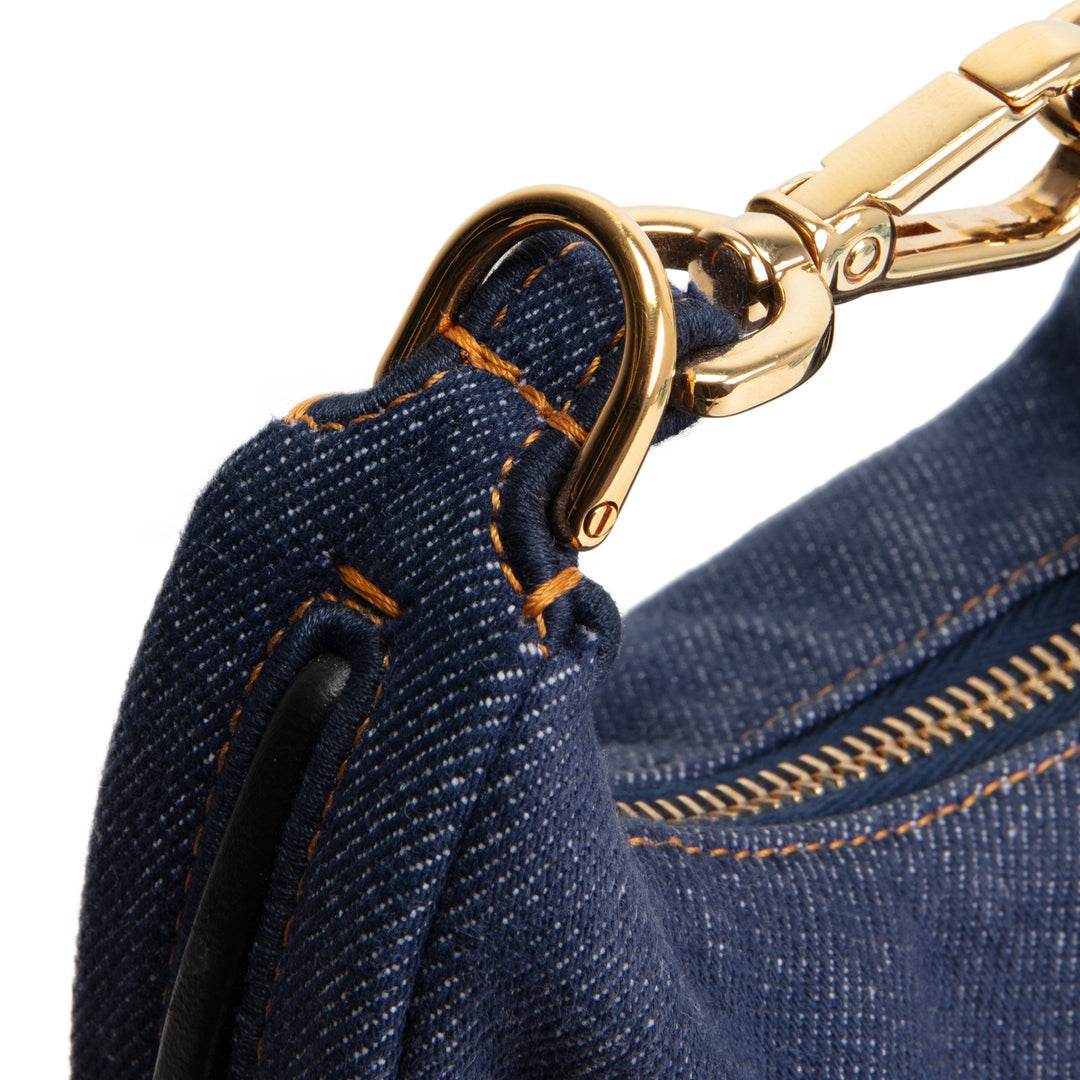 FENDI Denim Nano Fendigraphy - Blue