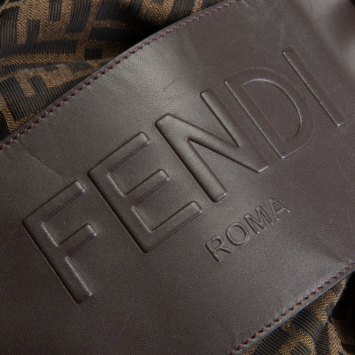 FENDI Large Zucca Strike Backpack - Tobacco