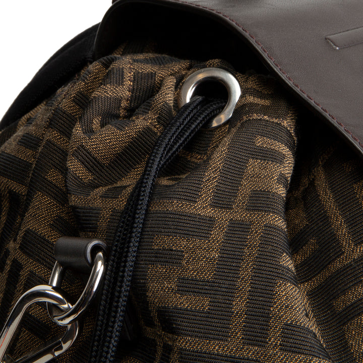 FENDI Large Zucca Strike Backpack - Tobacco