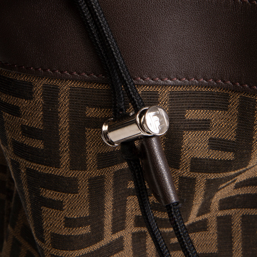 FENDI Large Zucca Strike Backpack - Tobacco