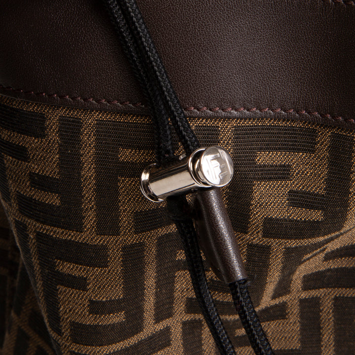 FENDI Large Zucca Strike Backpack - Tobacco