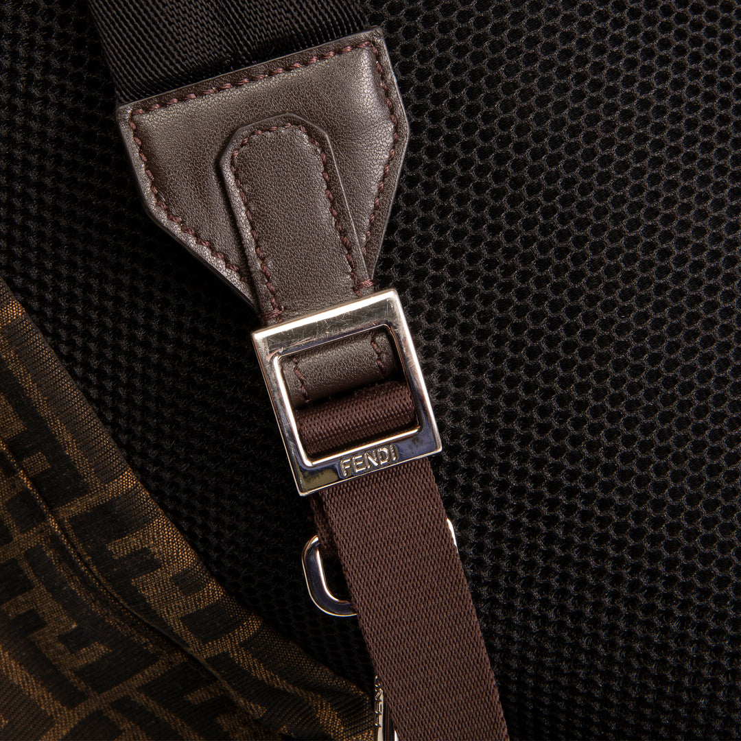 FENDI Large Zucca Strike Backpack - Tobacco