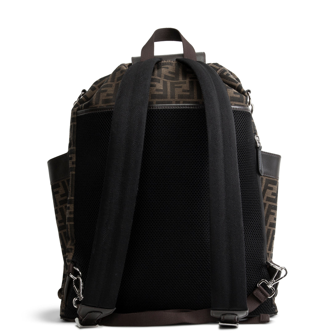 FENDI Large Zucca Strike Backpack - Tobacco