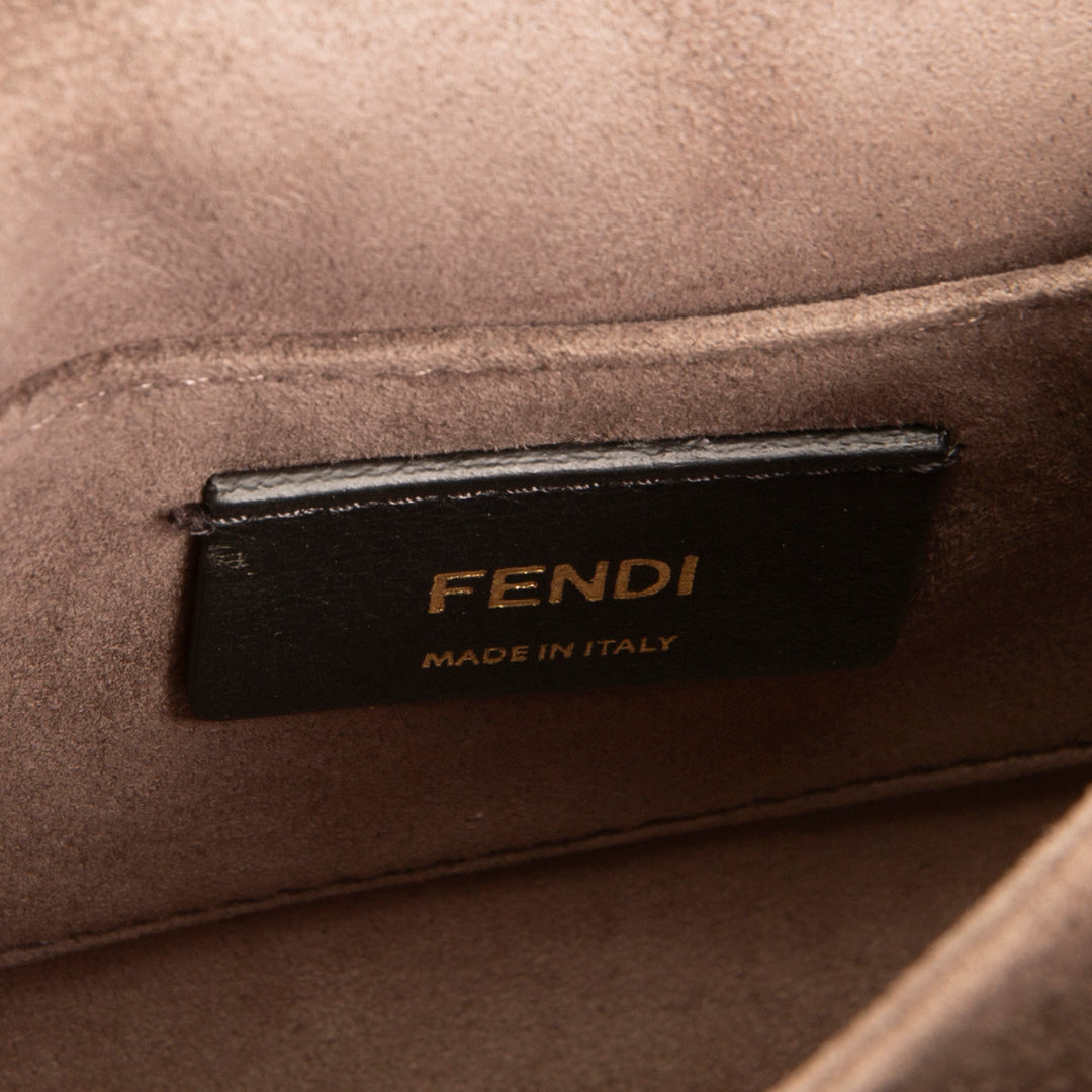 FENDI I Kan Studded Mini Bag - Metallic Gold