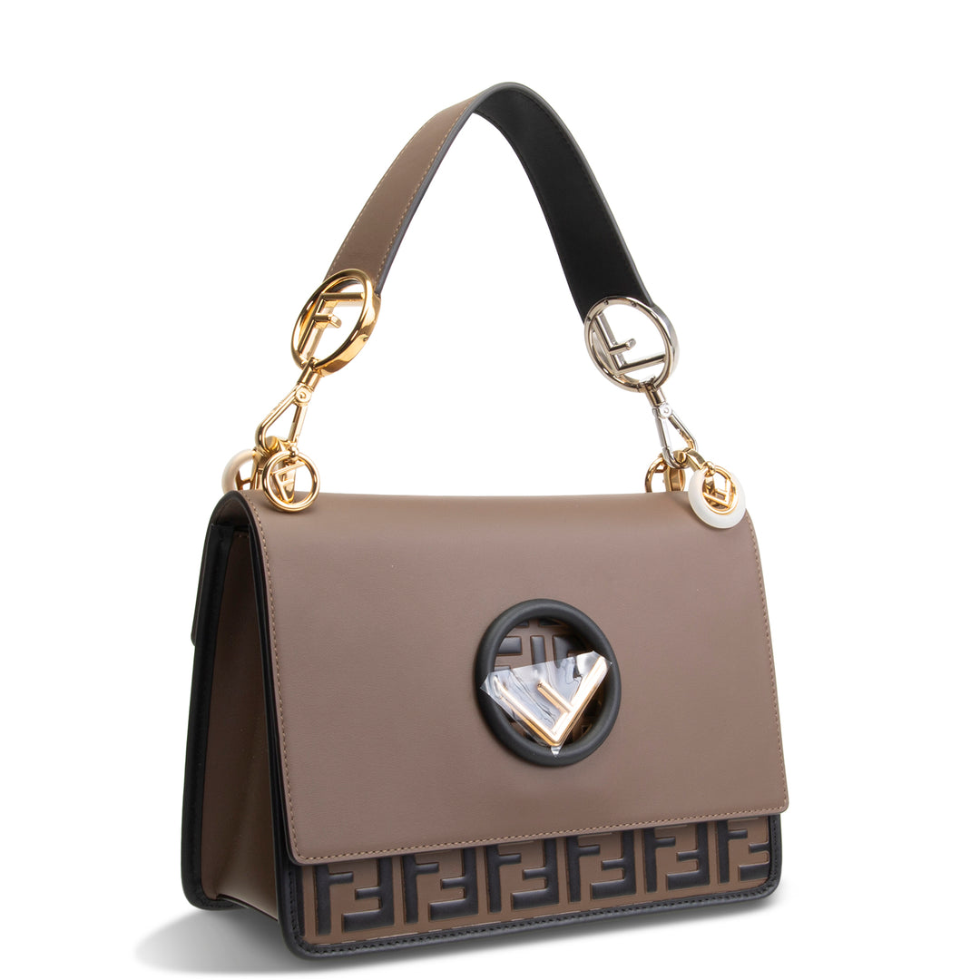 FENDI Kan I Zucca Shoulder Bag