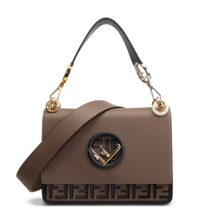 FENDI Kan I Zucca Shoulder Bag