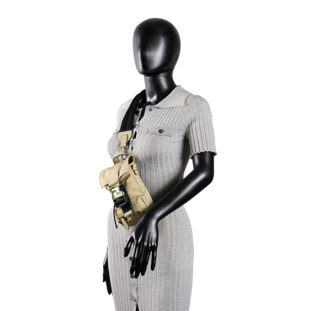 FENDI Nylon Fendiness Crossbody Sling