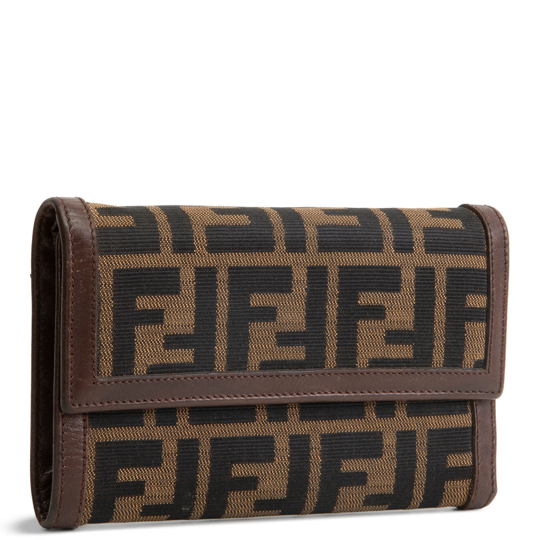 FENDI Zucca Trifold Wallet