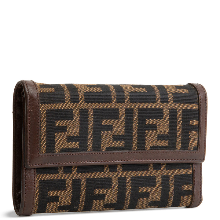 FENDI Zucca Trifold Wallet