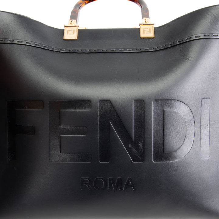 FENDI Sunshine Shopper Tote - Black