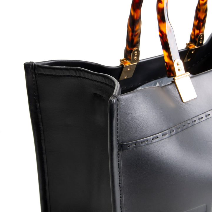 FENDI Sunshine Shopper Tote - Black