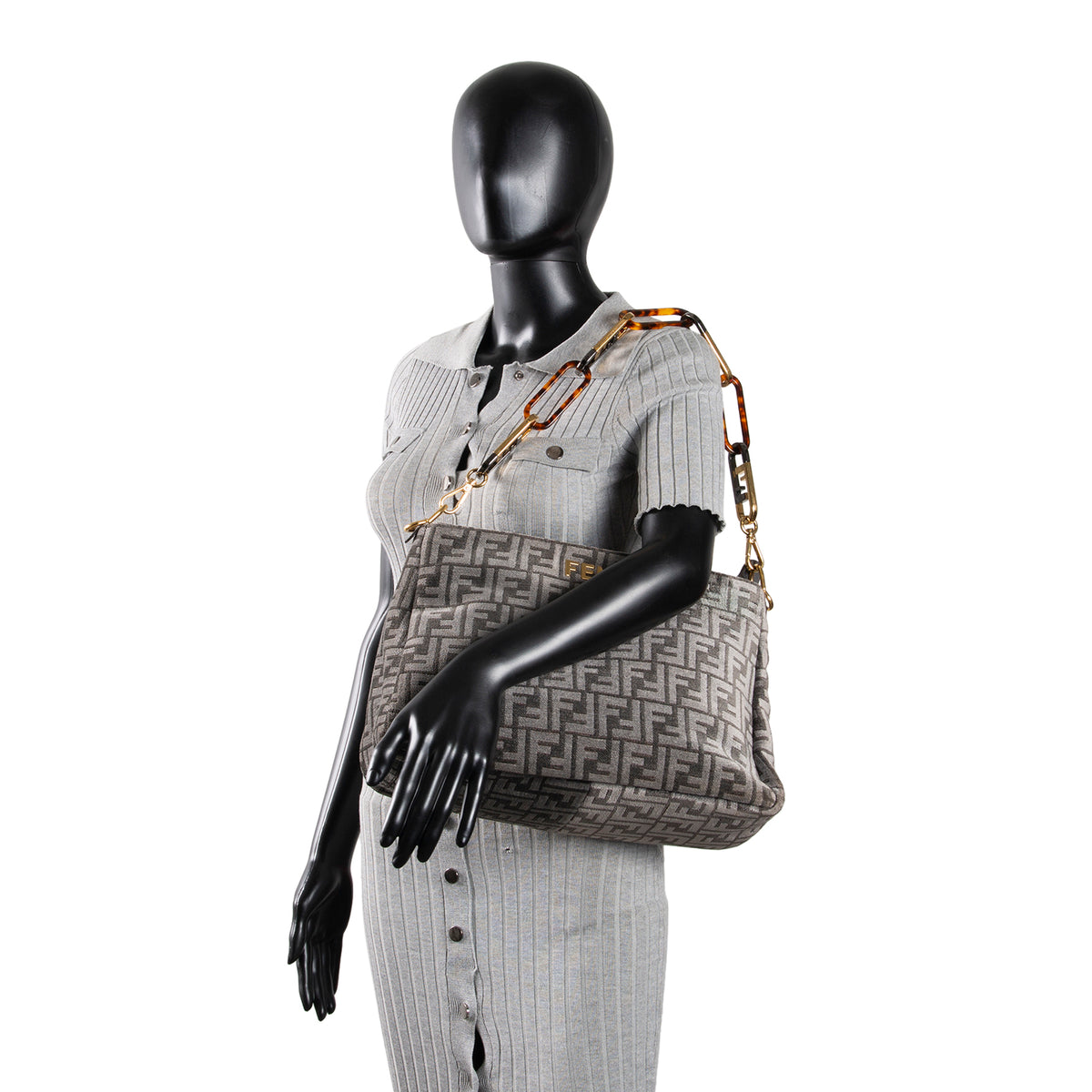 FENDI Velvet Zucca FF O&