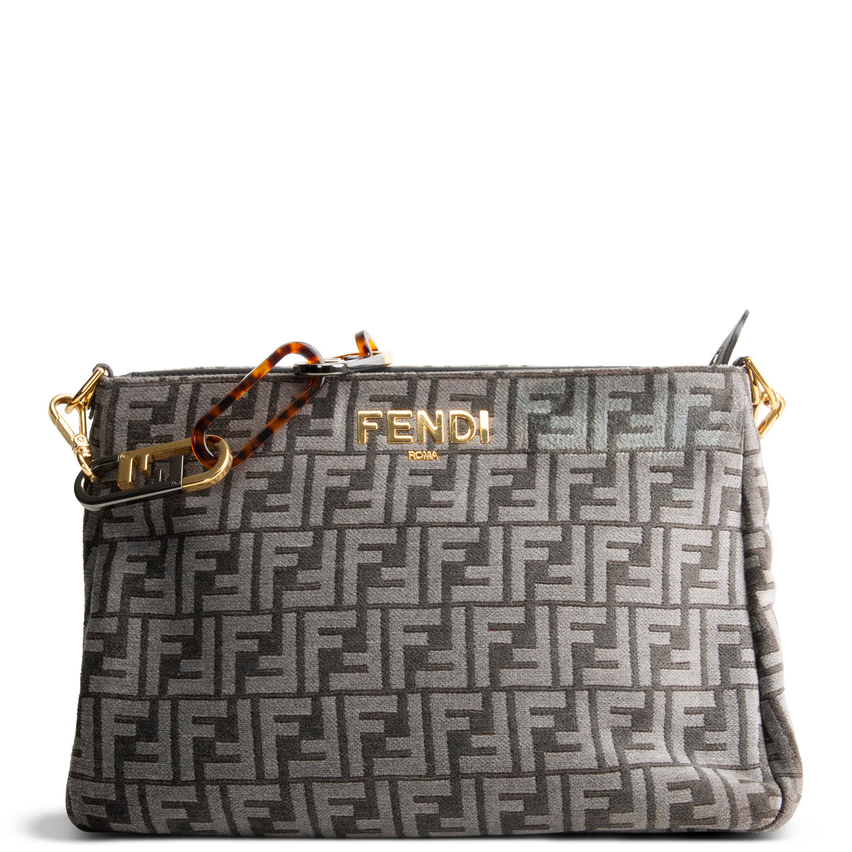 FENDI Velvet Zucca FF O&