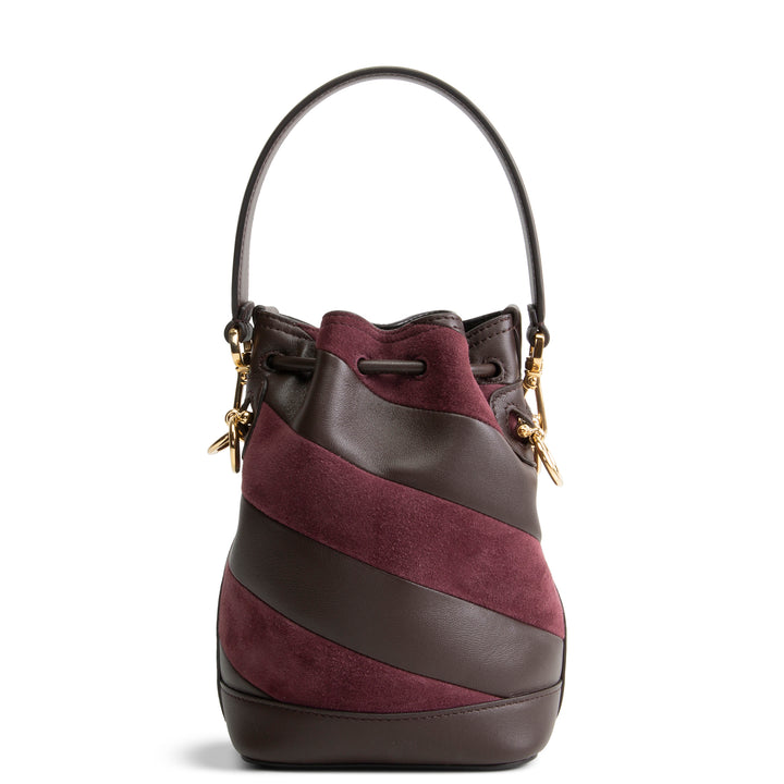 FENDI Leather & Suede Mon Tresor Bucket Bag