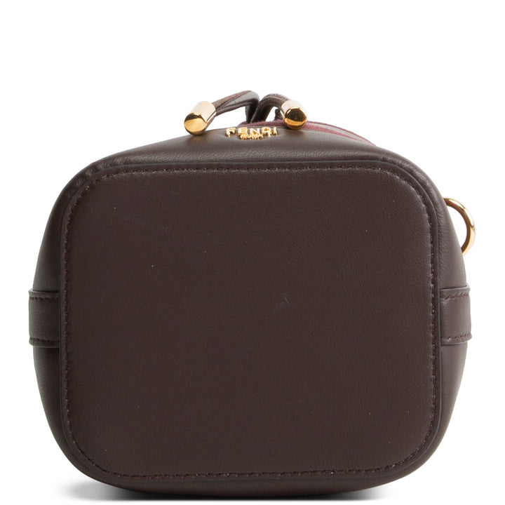 FENDI Leather & Suede Mon Tresor Bucket Bag
