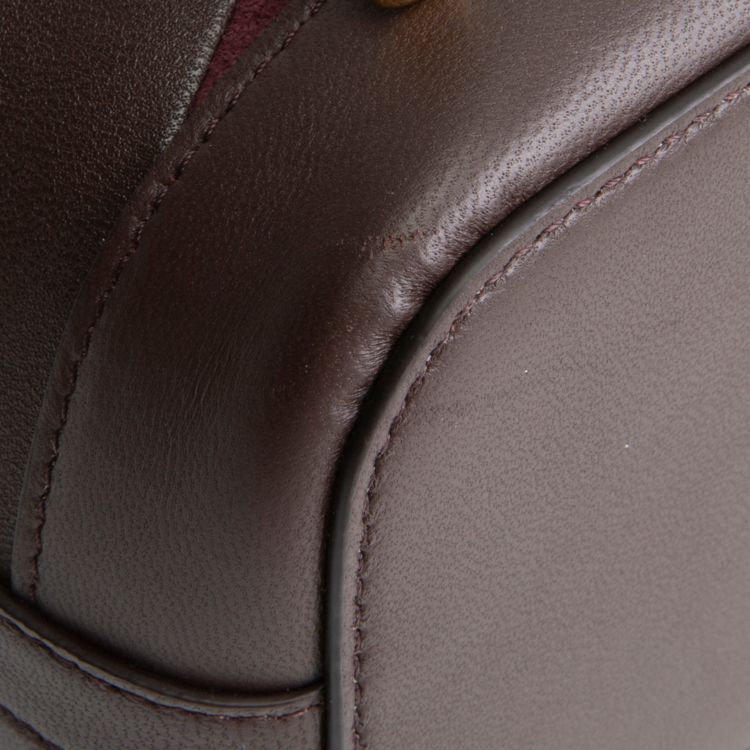 FENDI Leather & Suede Mon Tresor Bucket Bag