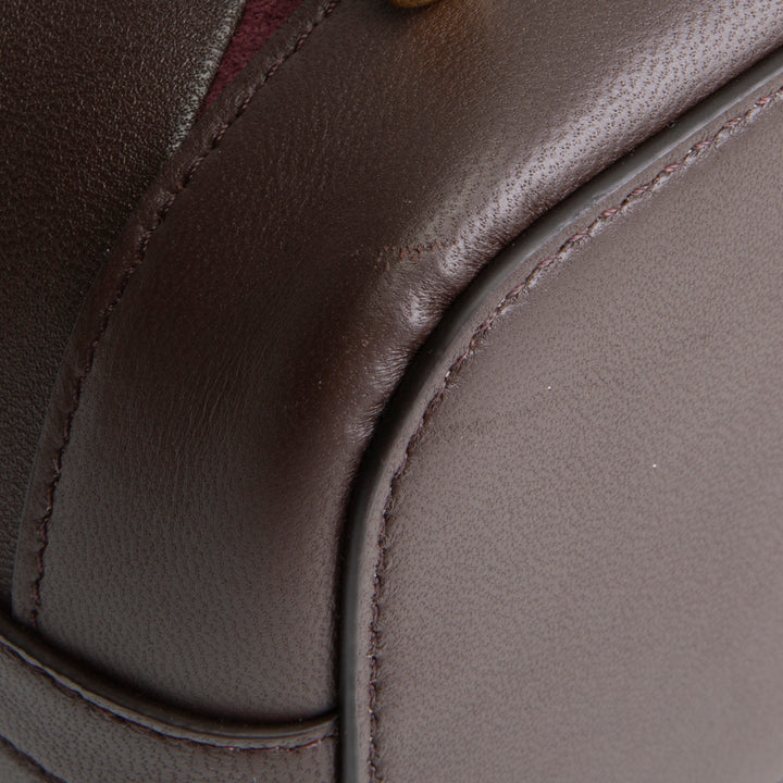 FENDI Leather & Suede Mon Tresor Bucket Bag