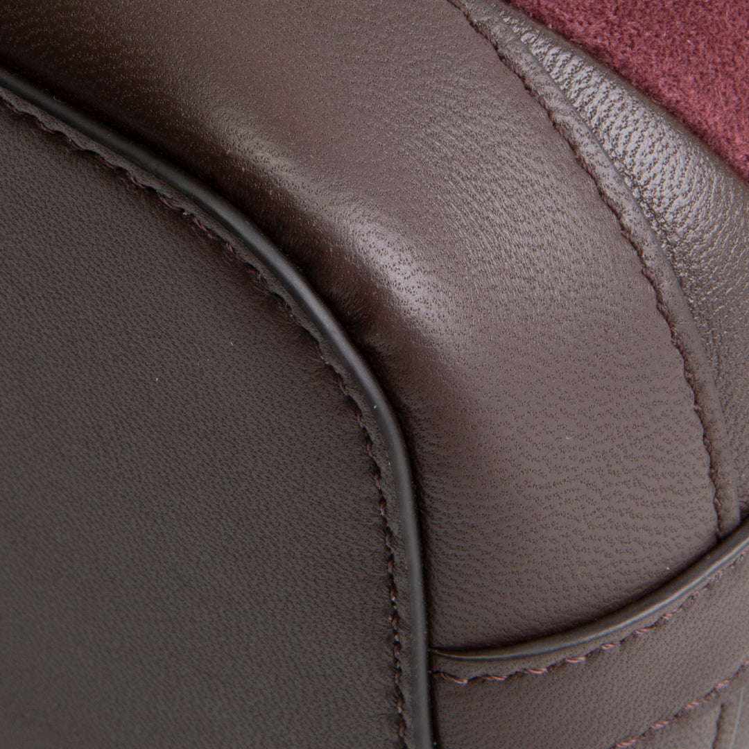 FENDI Leather & Suede Mon Tresor Bucket Bag