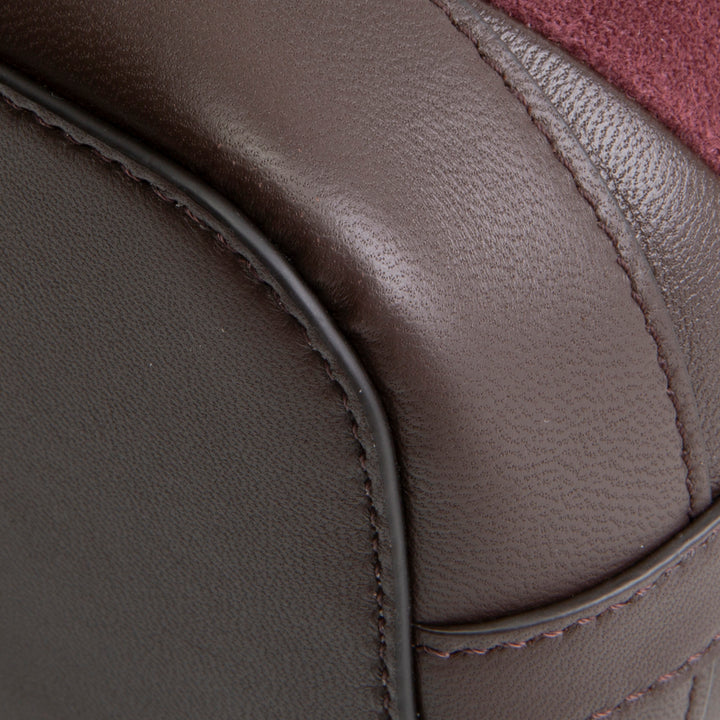 FENDI Leather & Suede Mon Tresor Bucket Bag