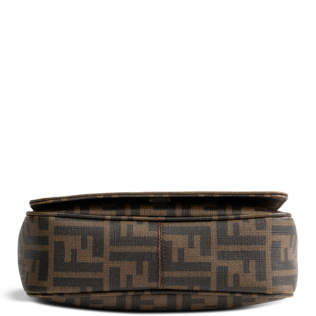 FENDI Zucca Crossbody Messenger Bag - Brown
