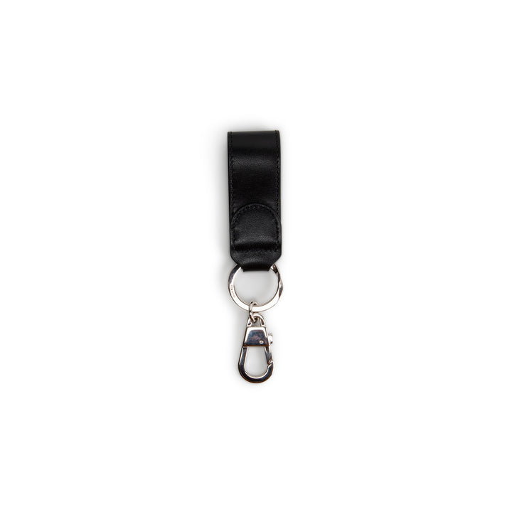 GUCCI Leather Knight Key Chain - Black