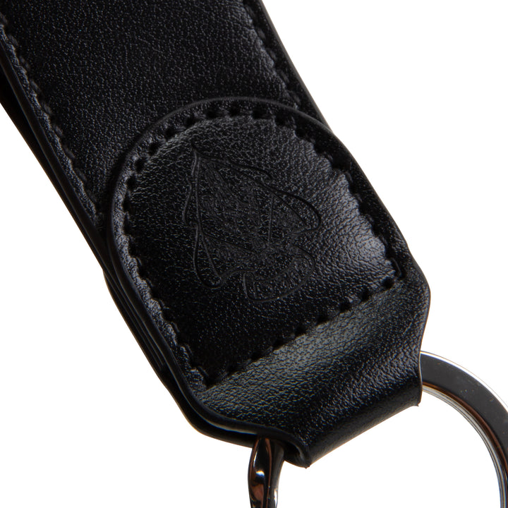 GUCCI Leather Knight Key Chain - Black