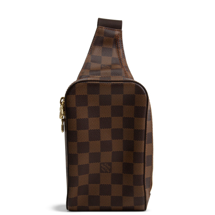 LOUIS VUITTON Vintage Damier Ebene Geronimos Sling Bag