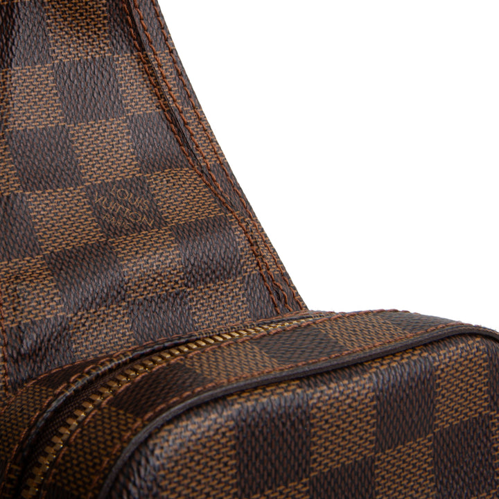 LOUIS VUITTON Vintage Damier Ebene Geronimos Sling Bag