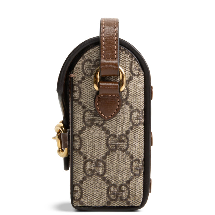 GUCCI GG Supreme 1955 Horsebit Mini