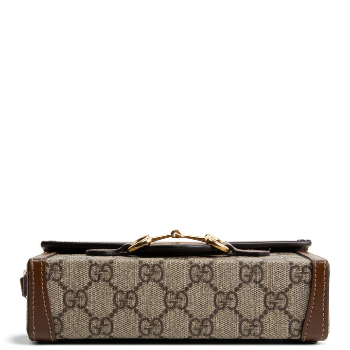 GUCCI GG Supreme 1955 Horsebit Mini
