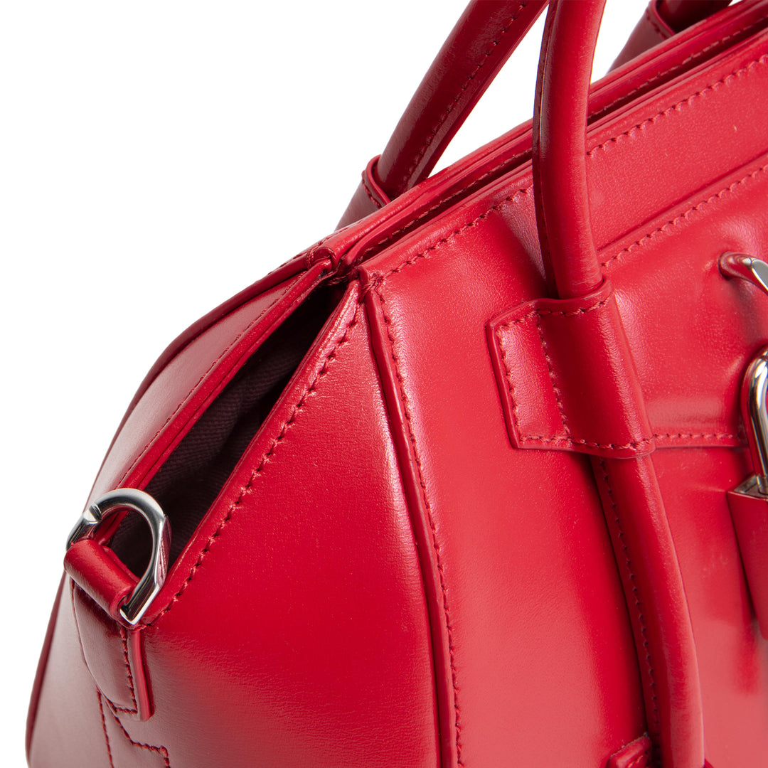 GIVENCHY Mini Antigona Lock Bag - Red