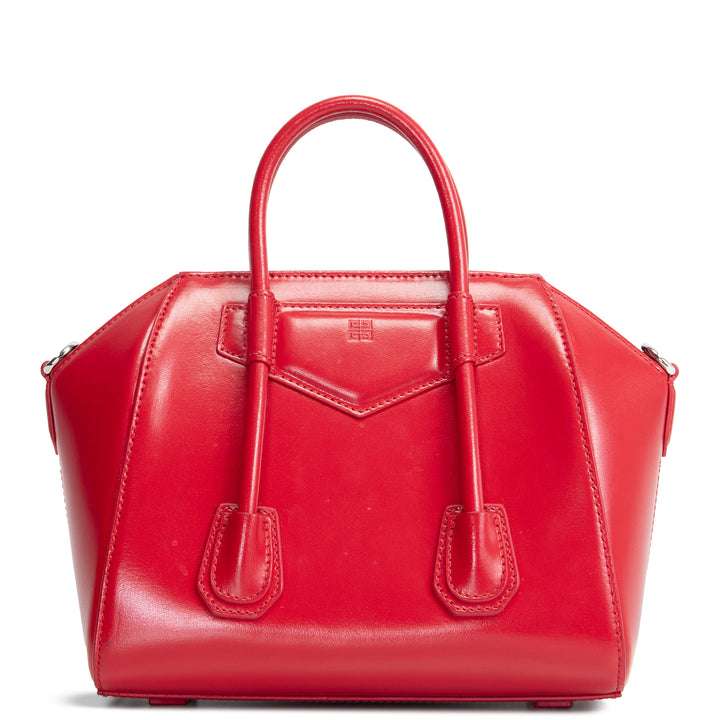 GIVENCHY Mini Antigona Lock Bag - Red