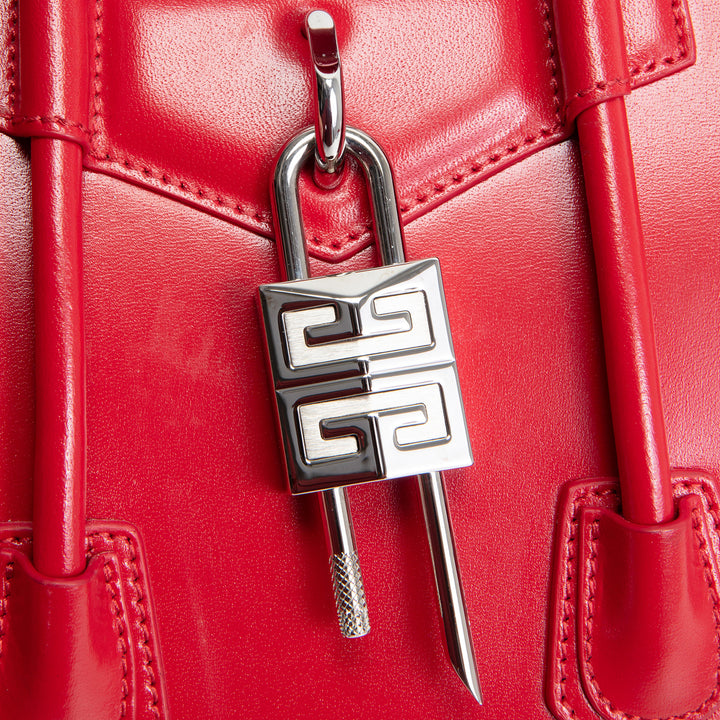 GIVENCHY Mini Antigona Lock Bag - Red