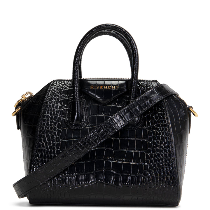 GIVENCHY Mini Embossed Antigonia Top Handle