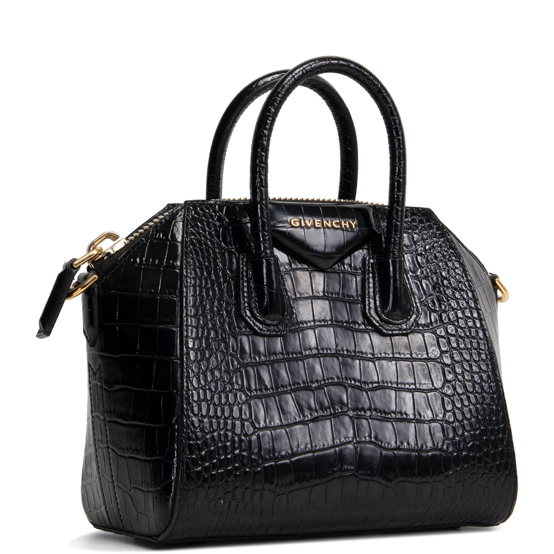 GIVENCHY Mini Embossed Antigonia Top Handle